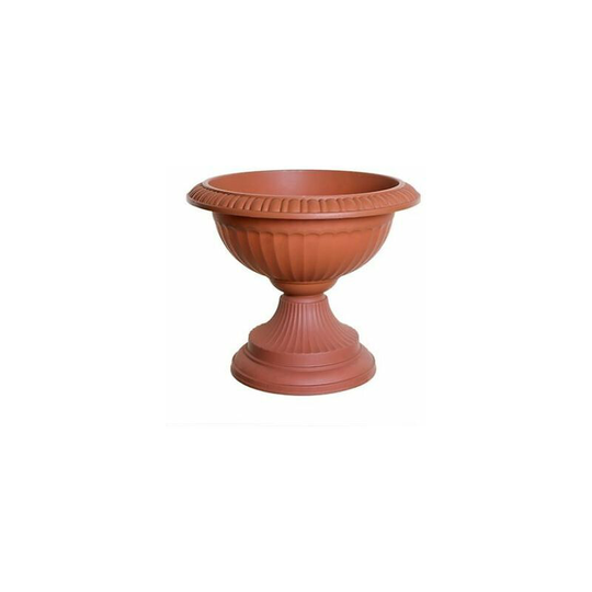 4 x plastic garden urn -42 cm grecian plastic -garden planter - terracotta pot