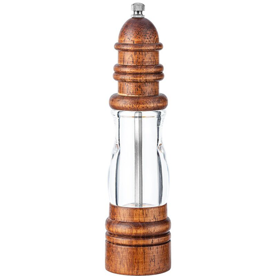 Premium Wood Salt and Pepper Mill Set,Wooden Salt and Pepper Grinder Set,Adjustable Ceramic Core
