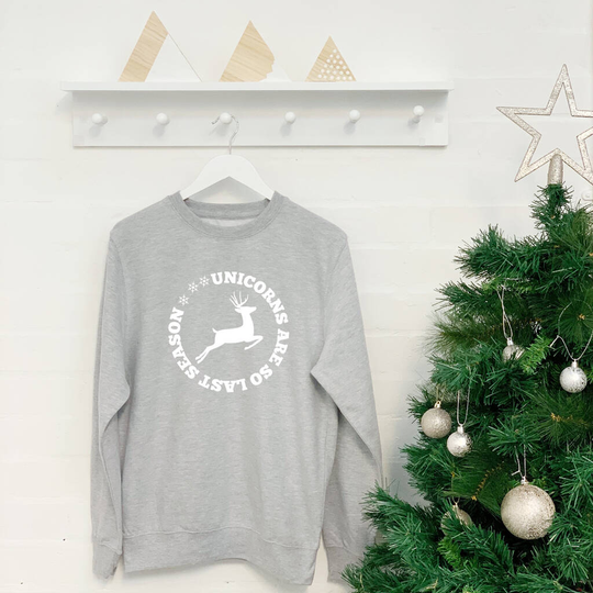 Unicorns Are So Last Season Christmas Jumper
