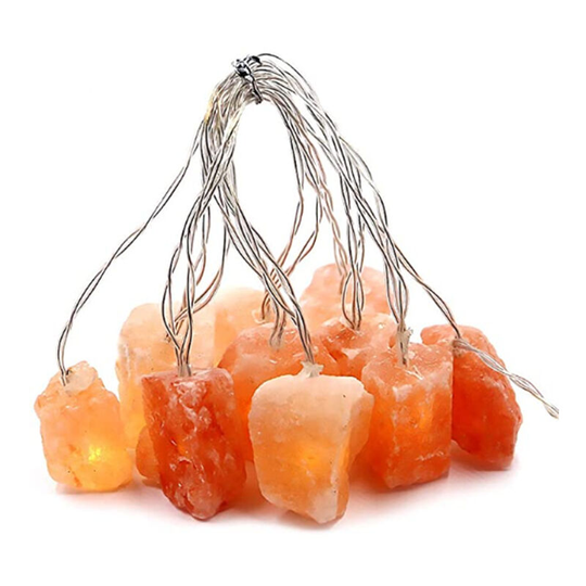 Salt String Light USB Pink Salt Lamp Fairy Lights LED String Lights Fairy Salt Lamp Lights for Bedroom Salt Christmas Decorations Lights