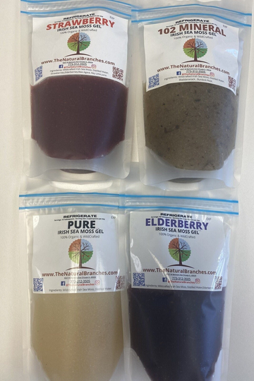 Variety 4 Pack Sea Moss Gel