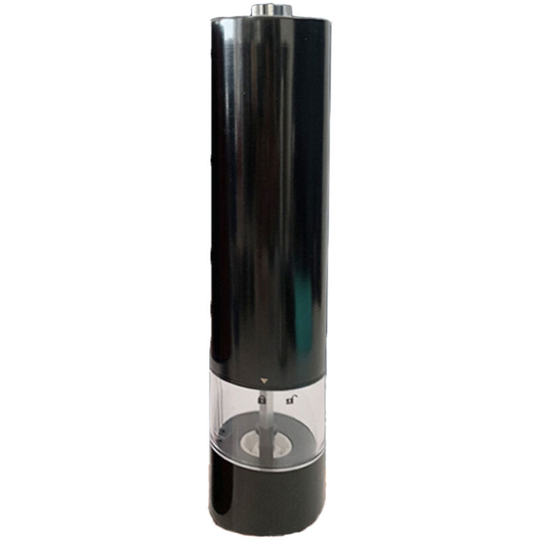 Electric Salt and Pepper Grinder Set, Automatic One Handed Operation,Ceramic Grinder,matte black