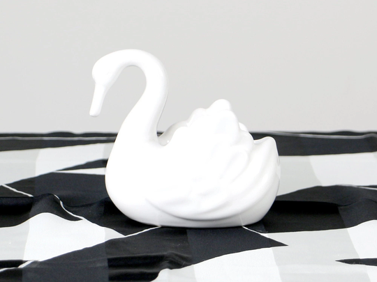 Vintage Swan Planter Made in Portugal 70S