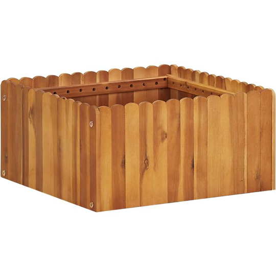 Hommoo - Garden Planter 50x50x25 cm Solid Acacia Wood VD29899