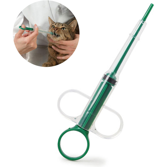 Dogs and Cats Medicine Feeder Pet is Given Medicines Medical Feeding Tool Silicone Syringes Super Durable and Reusable Extremely Convenient, green