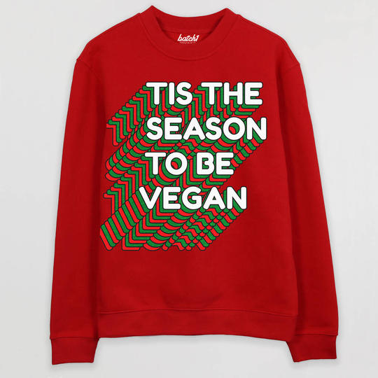 Tis The Season To Be Vegan Men's Christmas Jumper