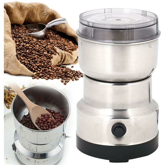 1-piece stainless steel small grinder coffee bean flour mill superfine household medicine crusher