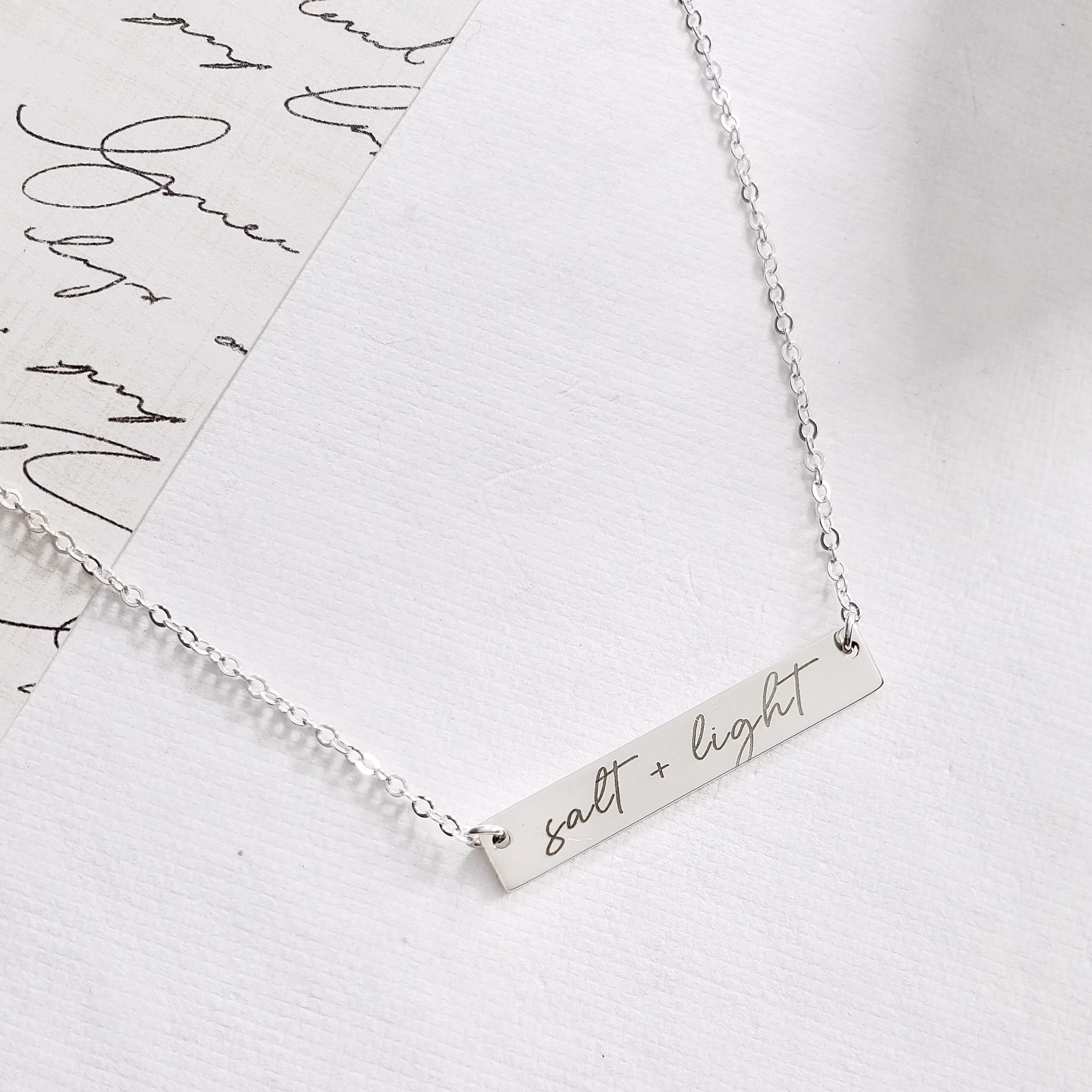 sterling Silver "Salt & Light