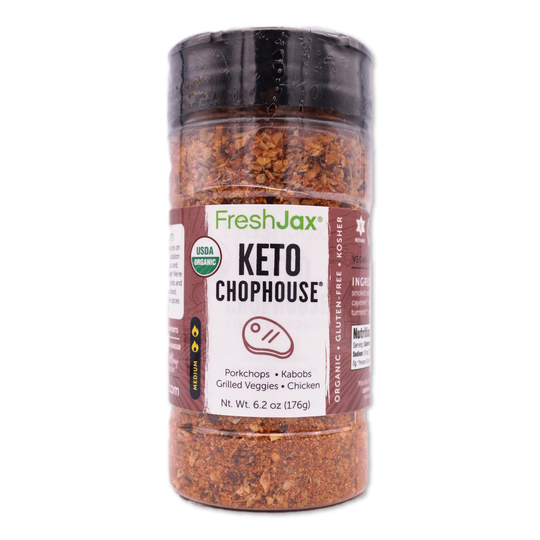 Freshjax Keto Chophouse® Organic Steak Seasoning - Grilling For