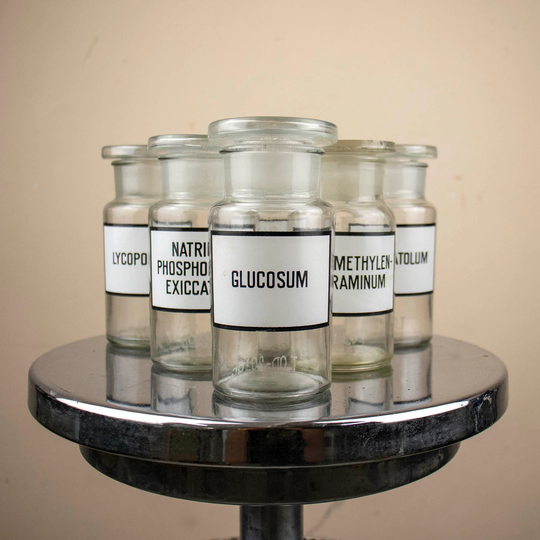 Vintage Apothecary Jars, Jars