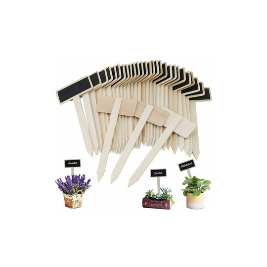 Vegetable vegetable labels, mini woodenboard labels for plants for flower pot seed grass vegetables 40pcs