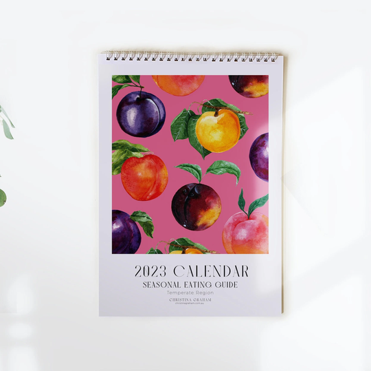 Regional Seasonal Eating Guide Calendar 2023 | Recycled Paper, Planner, Calendar, Wall Reference
