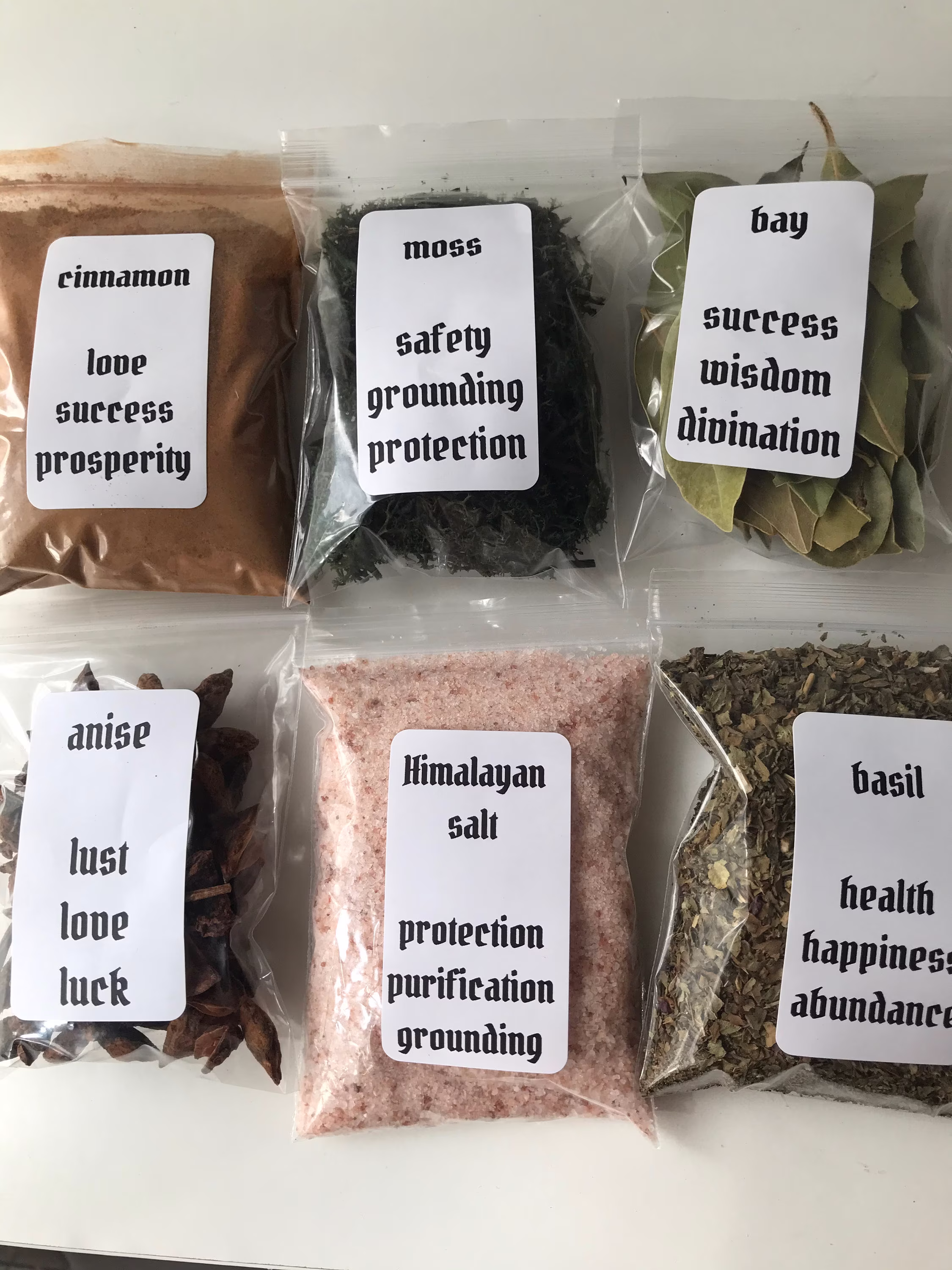 Witchcraft Starter Kit, Witchcraft Herbs Green Witch Apothecary, Supplies, Baby Kit