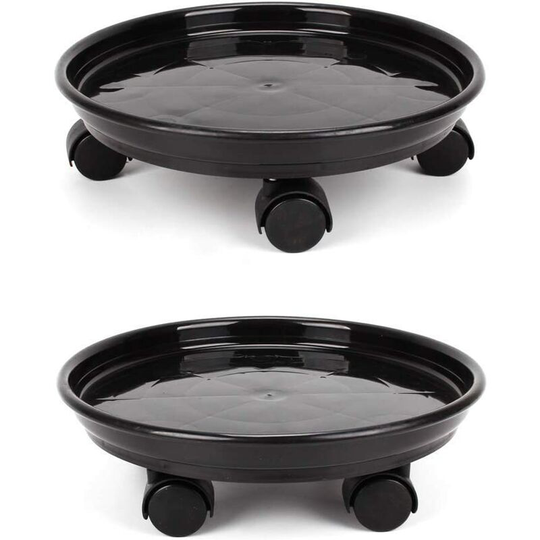 Modou - Planters with wheels for indoor and outdoor - 30cm 2PCS