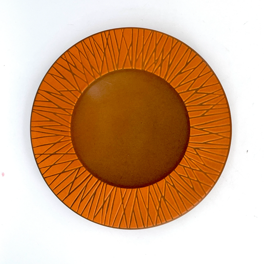 Herb Cohen Xl Shallow Bowl Dish Vintage 1950S Hyalyn Pottery Graphic Design Like Erwin Kalla