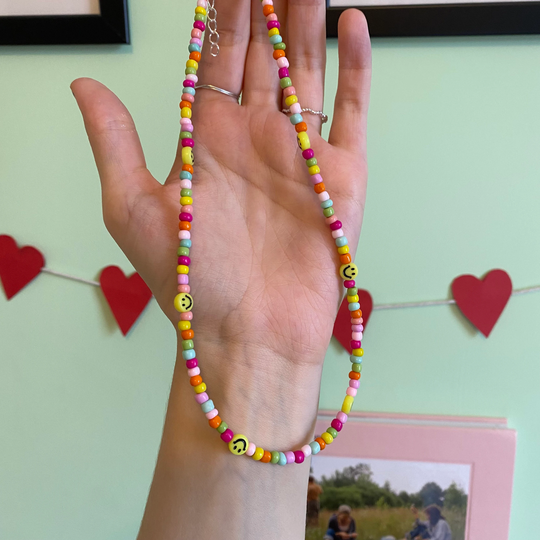 Rosie Seed Bead Necklace