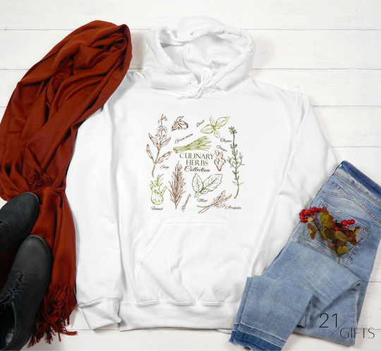 Culinary Herbs Hoodie Foodie Chef Sweater Gift Shirt Cook Food Sous Kitchen