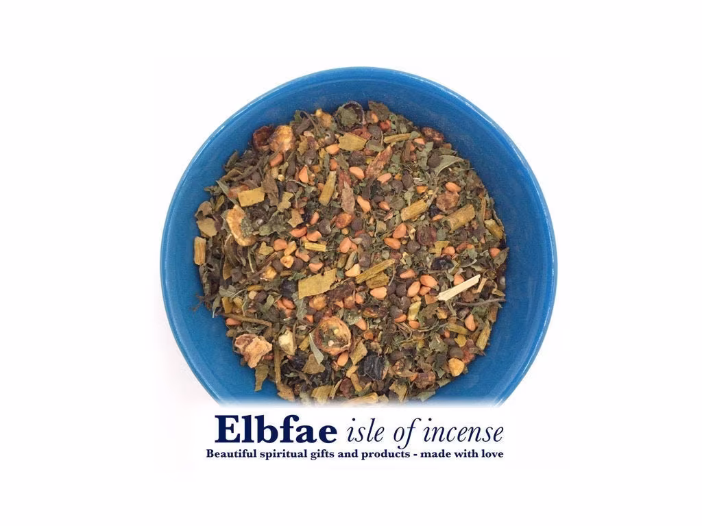 Healing Powerful Incense, Sacred Setting, Ritually Blended, Shamanic & Witchy Purposes, 100Ml Loose Mix. 1x ~ Handmade By Elbfae New