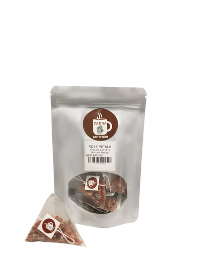 Rose Petals Herb Pyramid Sachets Herbal Tea Iced Or Hot
