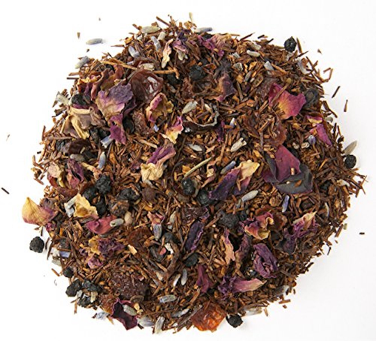Loose Leaf Tea Herbal Immunity Organic Fresh Lavender Herb Tea Blends Mix Rosehip Elderberry Hibiscus Lavender Fruit