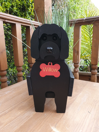 Cockerpoo Pet Planter, Dog Birthday Gift