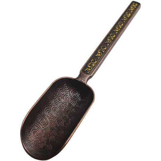 Briday - Tage tea scoop for salt, sugar, coffee, teaspoon (old copper)