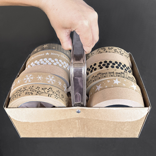 Wide Brown Seasonal Tape