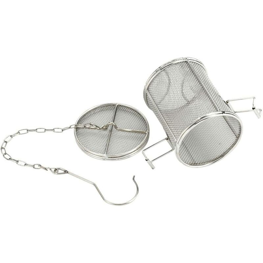 Perle Rare - Filter Infuser Ball Stainless Steel Spice Seasoning Strainer Ball Soup Strainer Seasonings Separation Spice Basket Filter Kitchen