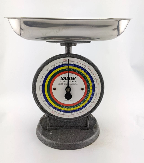 Salter 1950S Coin Checker Midcentury Scales