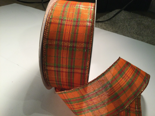Fall Ribbon, Wired Ribbon For Season, Premium Autumn, Plaid Bows, Craft Gift Wrapping