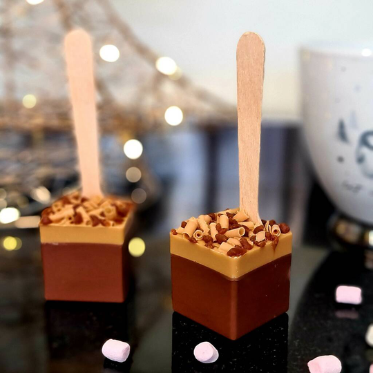 Salted Caramel Hot Chocolate Spoon Set Of Two