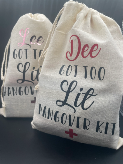We Got Too Lit Hangover Kits - Party Favors Bachelorette Party