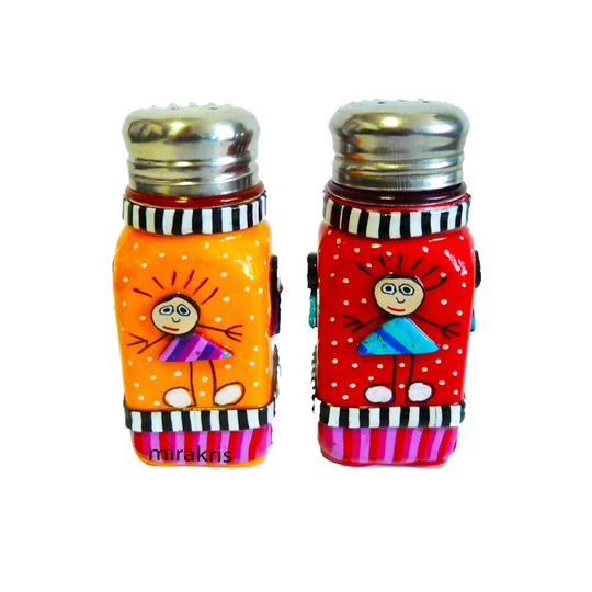 Colorful Salt & Pepper Shakers Set, Dinning Table Pair Of