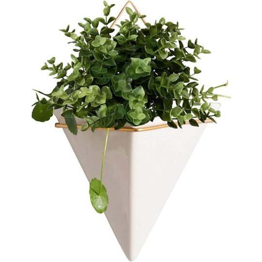 Bearsu - Hanging Planter Vase & Geometric Wall Planter/Pot