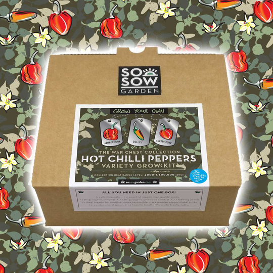 Chilli Pepper Variety Grow Your Own Kit The War Chest