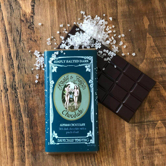 Simply Salted Organic Dark Chocolate Bar