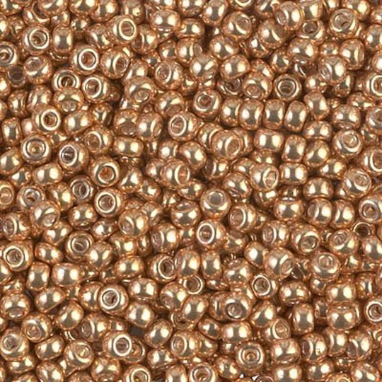 Miyuki Seed Beads 8/0 Galvanized Yellow Gold, 1053(0182