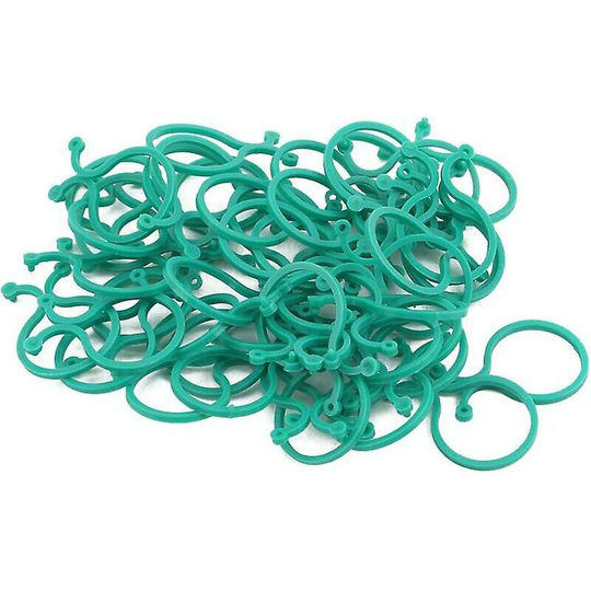 Garden Plant Clips Plant Stand Greenhouse Clips Outdoor Plant Stand for Growing Vegetables Grape Tomatoes Gardening Accessories,Green 50 Pieces