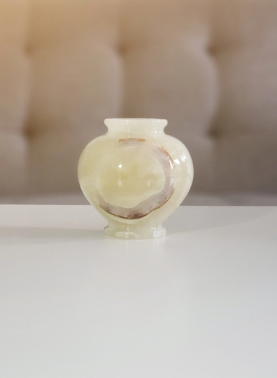 Flower Vase/Decorative Onyx Modern Vases Decor 4 X Inches - Marble