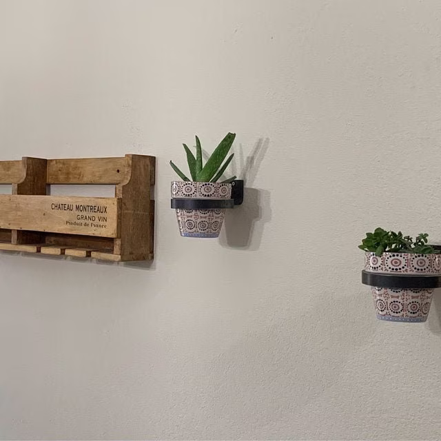 Plant Mom Gift, Gardener Women Industrial Hanger, Wall Mounted Planter, Flower Lover Gift Men