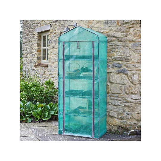 Garden Mile - Tier Garden Greenhouse with Wide Plant Protection Cover - Heavy Duty Walk-In Polytunnel Greenhouse, Outdoor Garden Plant Grow House for