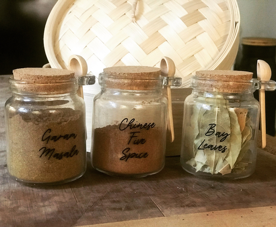 Vinyl Pantry Labels - Herbs & Spices Decal