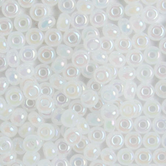Sz 4/0 White Pearl Czech Seed Beads Kumihimo Macrame Friendship Bracelet Knitting Crochet White Pearl