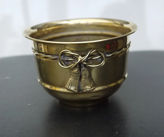 Vintage Flowerpot Brass Small Home Decor
