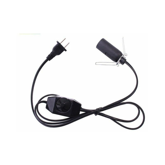 Cable with switch for salt lamp,E14 base - 1.5 m - Socket for salt lamp(1 pcs)
