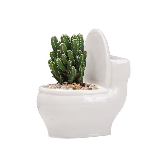 Funny Ceramic Succulent Shaped Flowerpot Cute Flower Vase Ceramic Flowerpot Bonsai Flowerpot Home Decor Flowerpot Mini Desktop Decoration