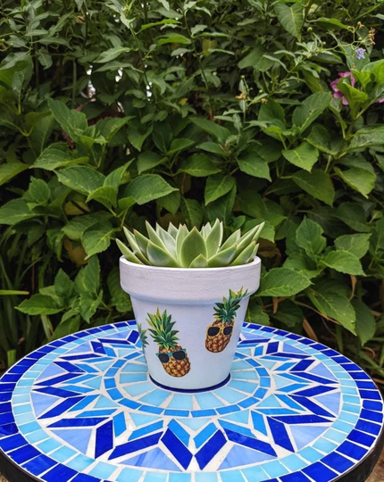 Pineapple Personalised Plant Pot