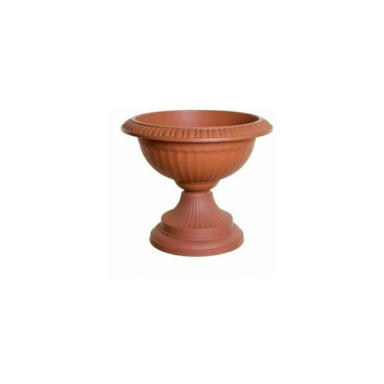 Viss - plastic garden urn - 42 cm grecian plastic - garden planter - terracotta pot