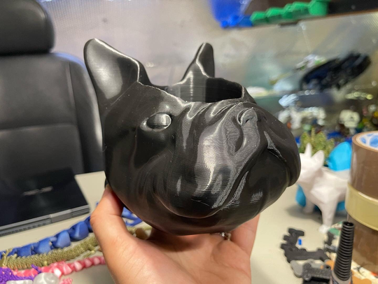 Frenchie French Bulldog Dog Plant Pot Planter Potpourri Pens