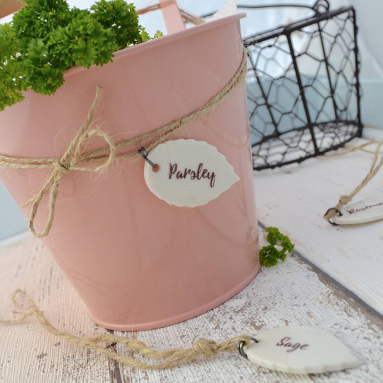 Porcelain Herb Marker Label
